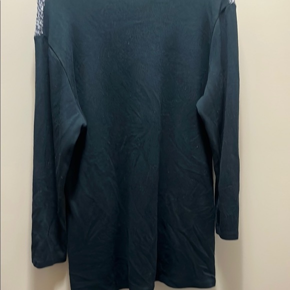 Debut Black and Gray Cowl Turtleneck Sweater with Knit Texture - Picture 4 of 4